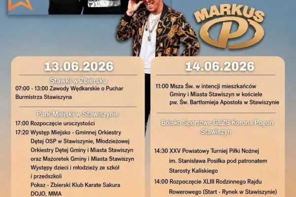 Dni Stawiszyna 2026: koncerty, atrakcje i dobra zabawa już dziś