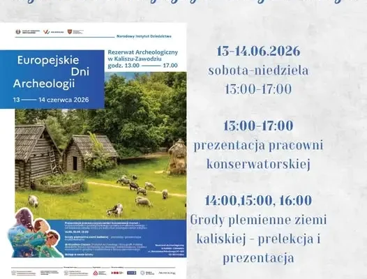 Muzeum w Kaliszu zaprasza na letnie wydarzenia: archeologia, literatura i plener