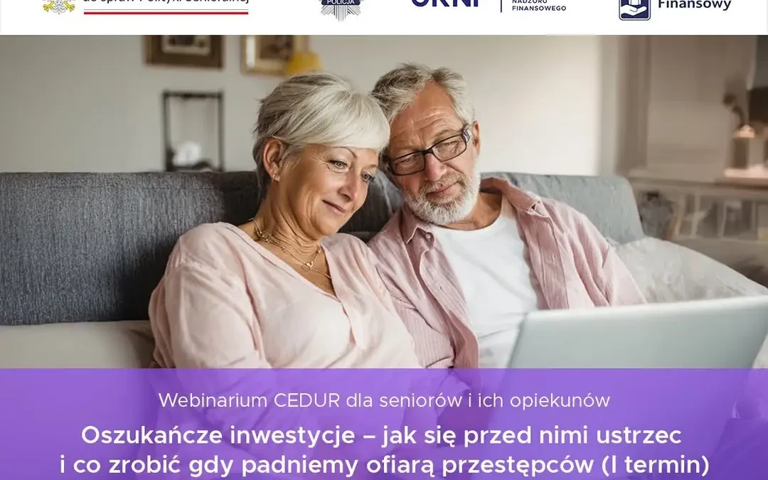 Seniorze, nie daj się oszukać! KNF zaprasza na bezpłatne webinarium o bezpiecznych inwestycjach