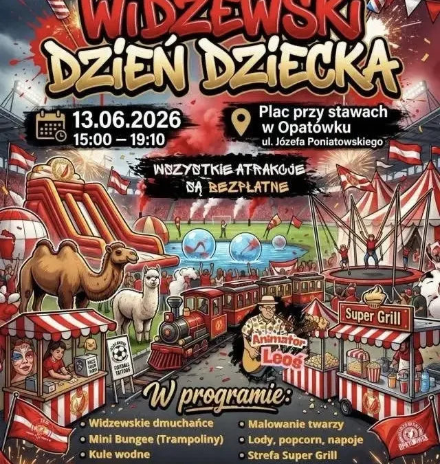 Już jutro Widzewski Dzień Dziecka w Opatówku – mnóstwo atrakcji dla najmłodszych