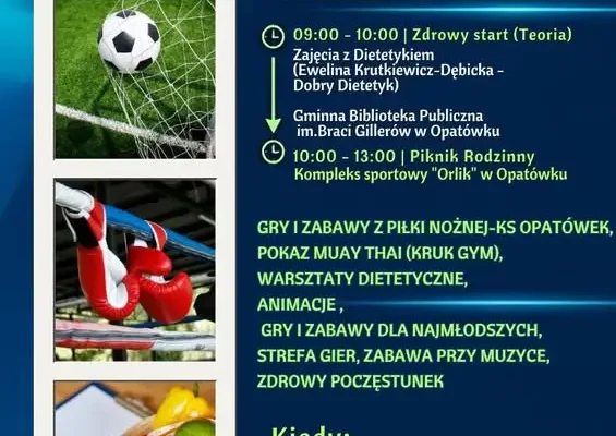 Piknik ze zdrowiem w Opatówku – aktywna sobota dla całej rodziny
