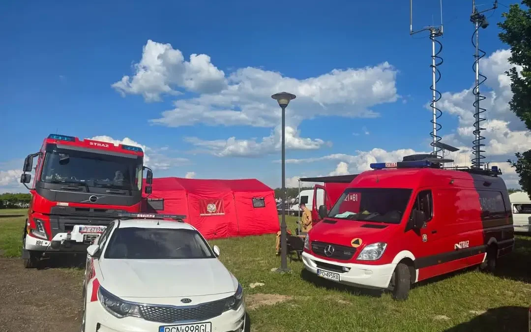 Kaliscy strażacy zabezpieczali Ogólnopolskie Spotkanie Młodych Lednica 2000