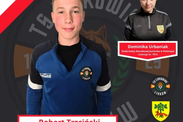 Robert Trzciński powołany do Kadry Narodowej Juniorów w Petanque