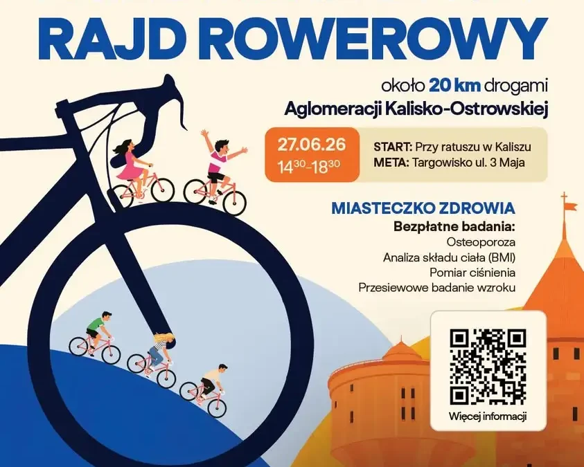 Aglomeracyjny Rajd Rowerowy i Piknik Ekologiczny w Kaliszu już 27 czerwca