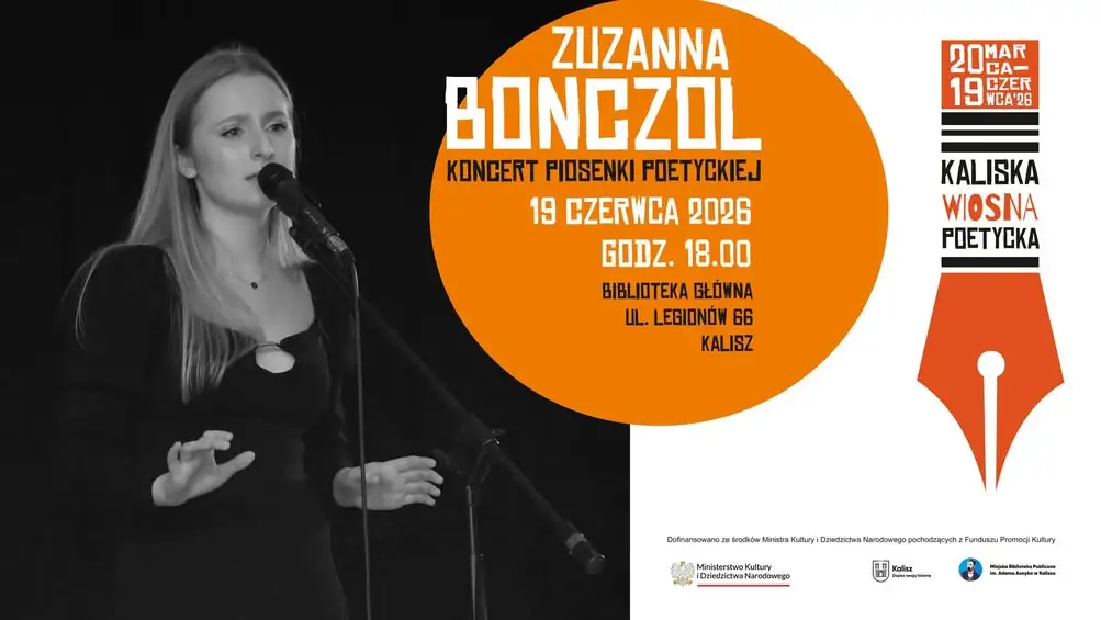 Koncert piosenki poetyckiej zakończy III Kaliską Wiosnę Poetycką