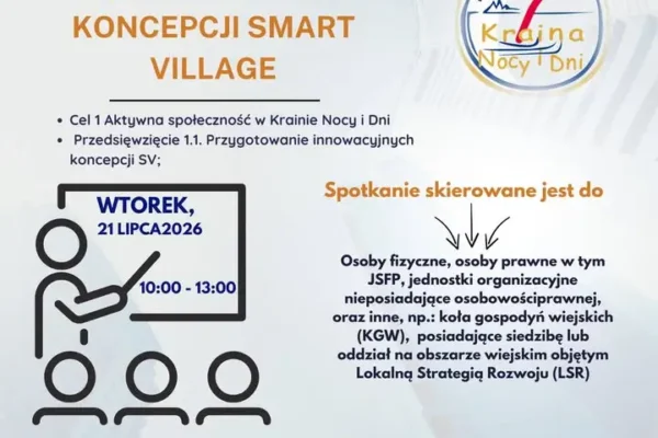 Stowarzyszenie LGD7 zaprasza na spotkanie o koncepcji Smart Village