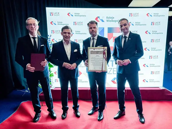 Koleje Wielkopolskie świętowały 15-lecie działalności – gala w Poznaniu