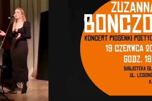 Zuzanna Bonczol wystąpi na finale III Kaliskiej Wiosny Poetyckiej