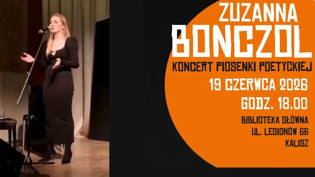 Zuzanna Bonczol wystąpi na finale III Kaliskiej Wiosny Poetyckiej