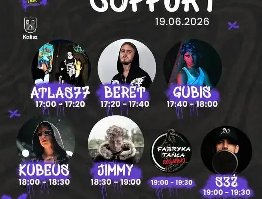 Kalisz Hip Hop Fest już w ten weekend – piątek i sobota na Polach Marsowych