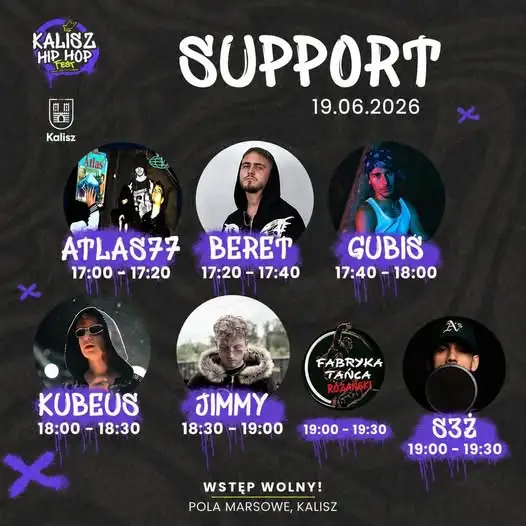Kalisz Hip Hop Fest już w ten weekend – piątek i sobota na Polach Marsowych