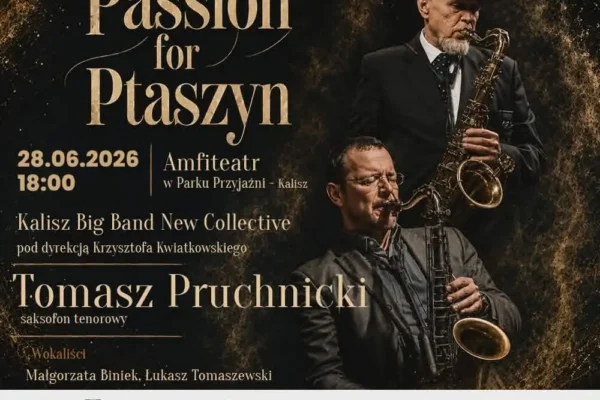 „Passion for Ptaszyn” – koncert Kalisz Big Band New Collective w Parku Przyjaźni