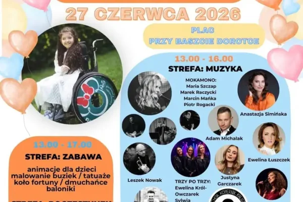 Koncert charytatywny dla Ani Mrówczyńskiej już w sobotę na placu przy Baszcie Dorotce