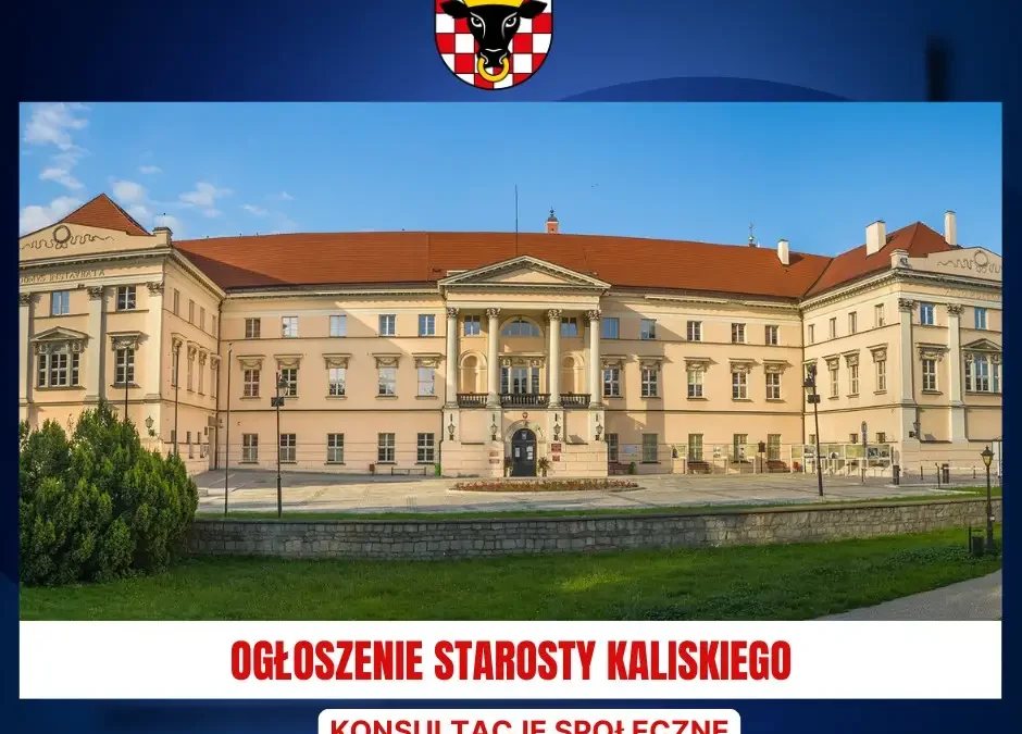 Ruszyły konsultacje społeczne Strategii Rozwoju Powiatu Kaliskiego na lata 2025–2030