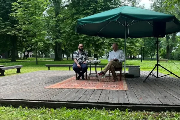 Literatura na trawie w Russowie: spotkanie z Pawłem Rzewuskim
