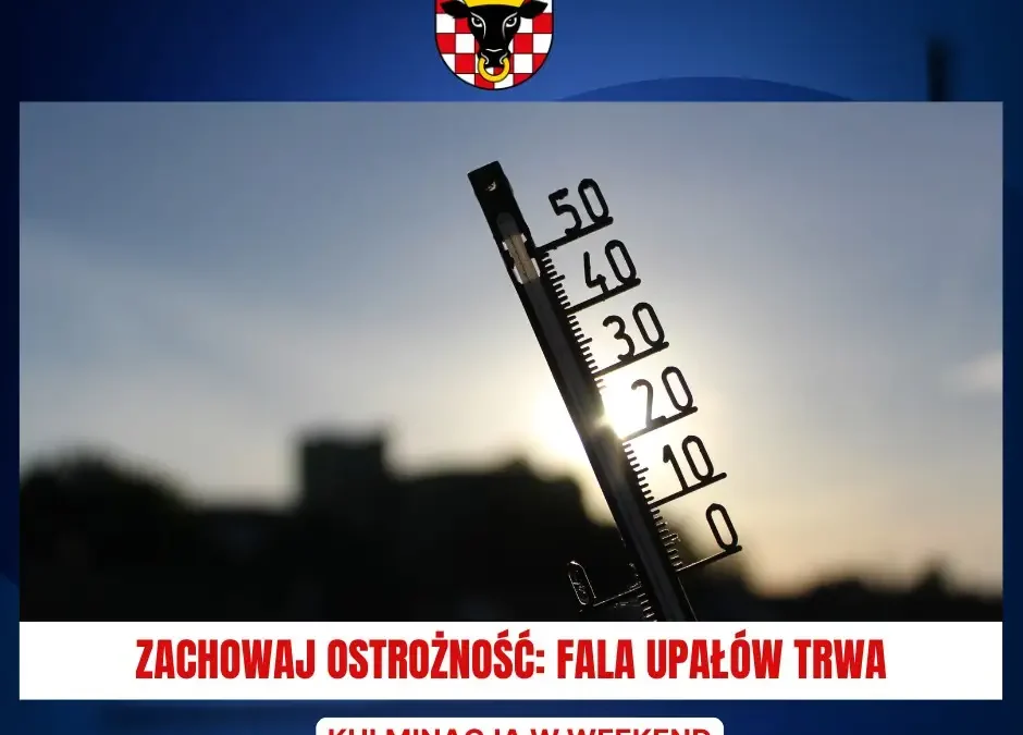 Fala upałów w powiecie kaliskim – kulminacja w weekend