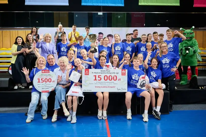 Uczniowie ze Stobna wicemistrzami Polski w Drużynie Energii