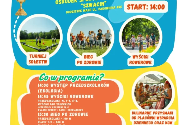 Festyn „W zdrowym ciele zdrowy duch” w Godzieszach Wielkich już 27 czerwca