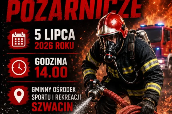 Gminne Zawody Sportowo-Pożarnicze już 5 lipca w Szwacinie