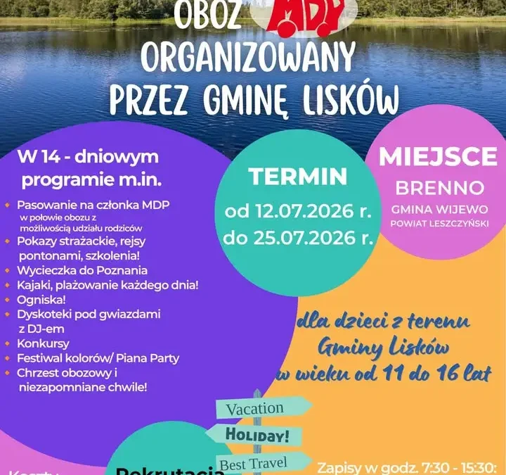 Dodatkowe miejsca na Obóz MDP w Brennie – rusza rekrutacja