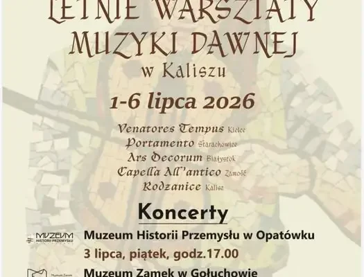 Lipcowe wydarzenia kulturalne w Powiecie Kaliskim – koncerty, folklor i wystawy