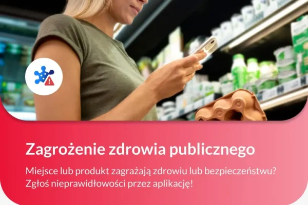 Interwencje do Sanepidu teraz także przez aplikację mObywatel