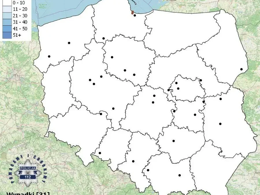 Minionej doby zero ofiar śmiertelnych na drogach – apel policji o ostrożność