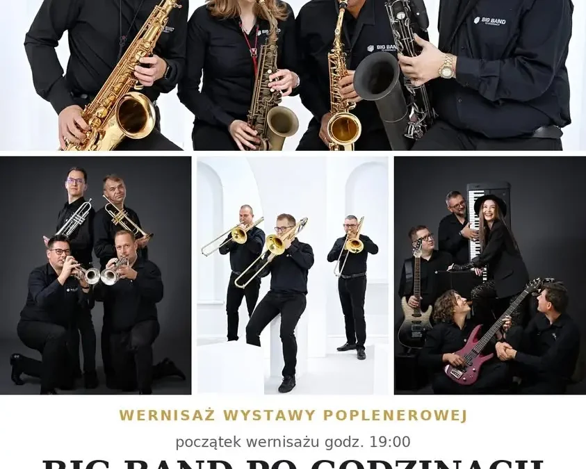 Wernisaż i koncert Big Band Po Godzinach w Łaszkowie – 9 lipca