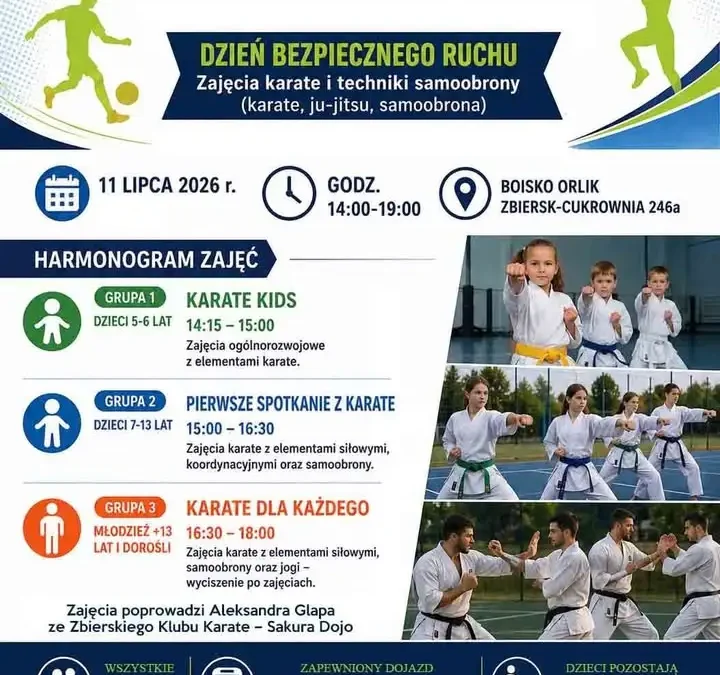 Dzień Bezpiecznego Ruchu na Orliku w Zbiersku-Cukrowni – sobota 11 lipca