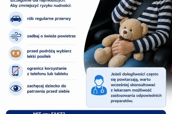 Jak zapobiegać chorobie lokomocyjnej u dzieci? Porady ze Szpitala w Kaliszu