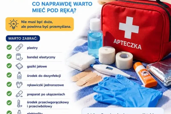 Wakacyjna apteczka – co spakować, by uniknąć stresu na urlopie?