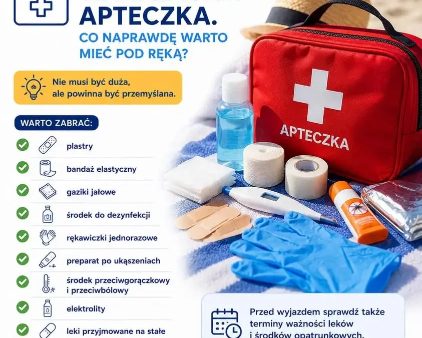 Wakacyjna apteczka – co spakować, by uniknąć stresu na urlopie?