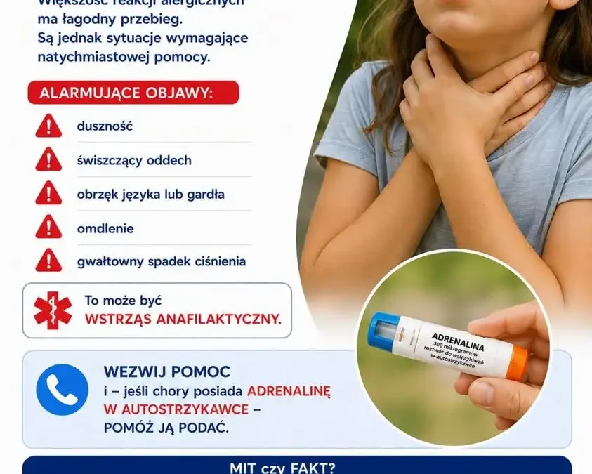 Bezpieczne Wakacje: jak odróżnić alergię od wstrząsu anafilaktycznego?