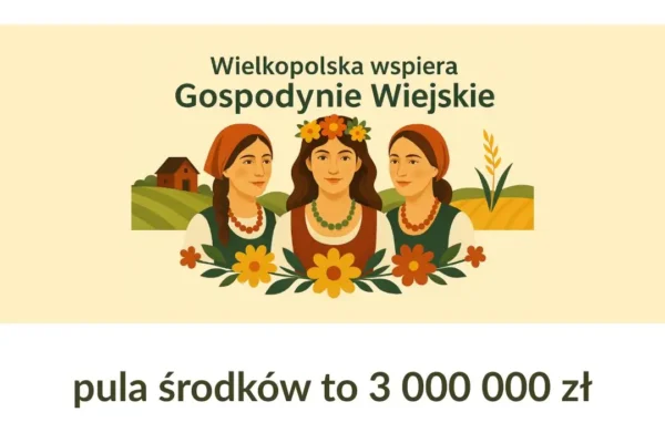 3 mln zł dla Kół Gospodyń Wiejskich z Wielkopolski – wnioski do 20 lipca