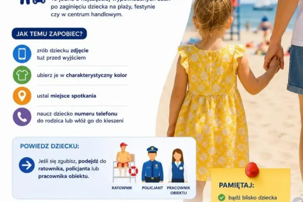 Bezpieczne wakacje: jak zapobiec zaginięciu dziecka? Porady ze Szpitala Kalisz
