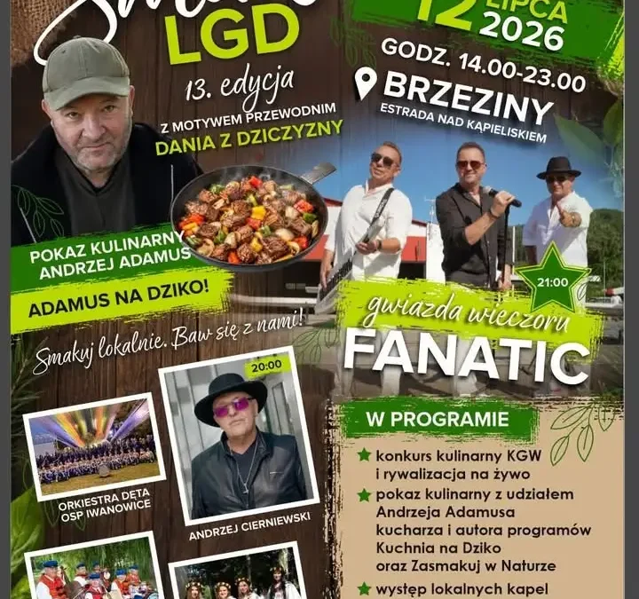 Smaki LGD po raz 13. w Brzezinach – regionalne smaki i dobra zabawa