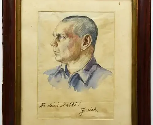 Wyjątkowy portret więźnia Auschwitz trafi do Muzeum w Kaliszu