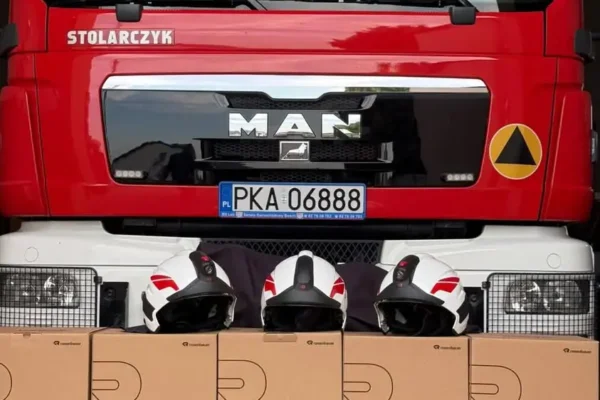 Nowe hełmy Rosenbauer HEROS TITAN dla OSP Rajsko – 16 400 zł z Funduszu Sołeckiego