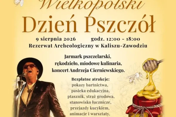Wielkopolski Dzień Pszczoły w Kaliszu-Zawodziu – 9 sierpnia zapachnie miodem