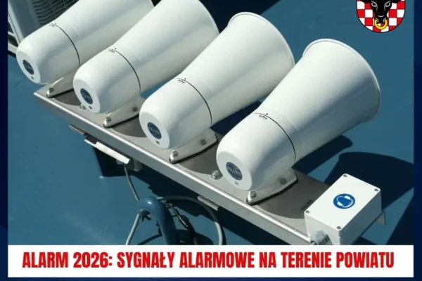 Ogólnopolskie ćwiczenia ALARM 2026 – w środę zawyją syreny w Powiecie Kaliskim