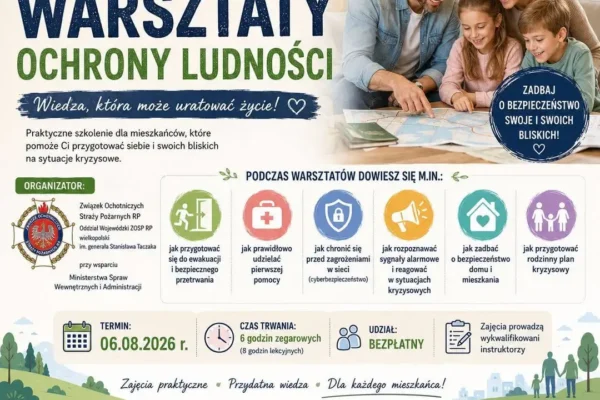 Bezpłatne warsztaty ochrony ludności w Brzezińskim Centrum Kultury