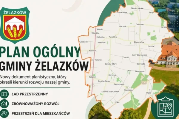 Plan Ogólny Gminy Żelazków – projekt już dostępny w BIP