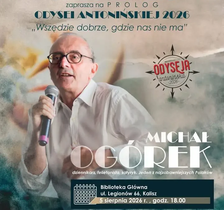 Spotkanie z podróżnikiem Michałem Ogórkiem w kaliskiej bibliotece