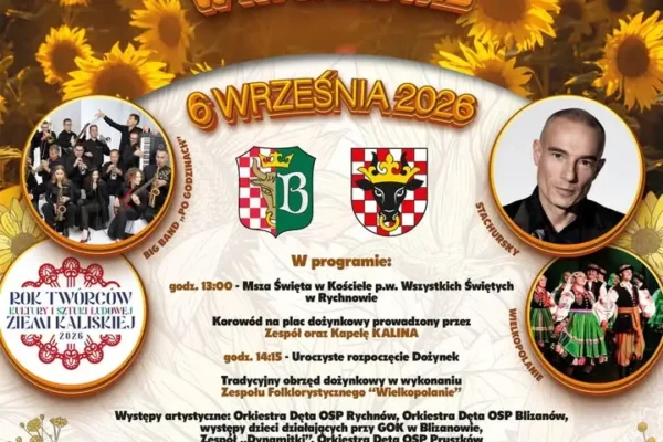 Dożynki w powiecie kaliskim – harmonogram święta plonów 2026