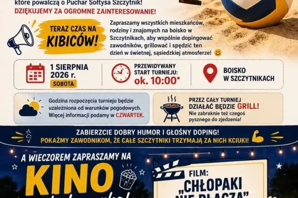 III Turniej Piłki Plażowej o Puchar Sołtysa w Szczytnikach już 1 sierpnia