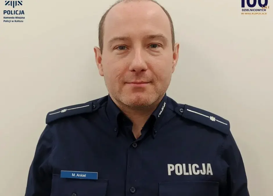 Poznaj swojego dzielnicowego – mł. asp. Marcin Ankiel dba o bezpieczeństwo w rejonie nr 3