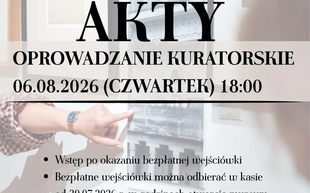 Ostatnie oprowadzanie kuratorskie po wystawie „Kulisiewicz. Akty” – wejściówki od 30 lipca