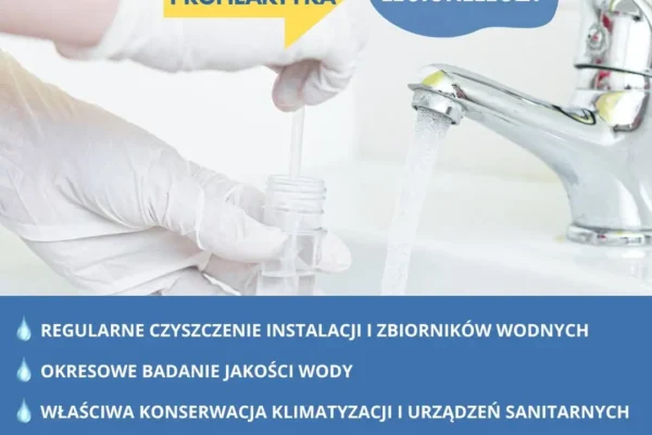 Legionelloza – jak się chronić przed groźną bakterią w wodzie