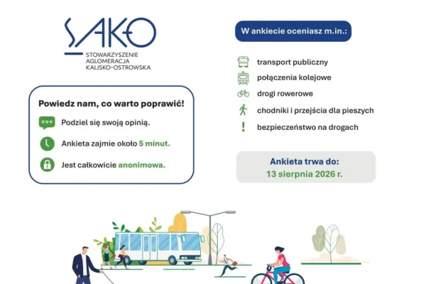 Ankieta transportowa dla mieszkańców Aglomeracji Kalisko-Ostrowskiej – wypełnij w 5 minut