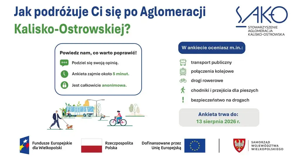 Mieszkańcy aglomeracji kalisko-ostrowskiej mogą wpłynąć na przyszłość transportu – ruszyła ankieta